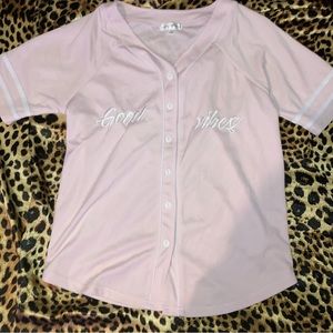Girls good vibes jersey